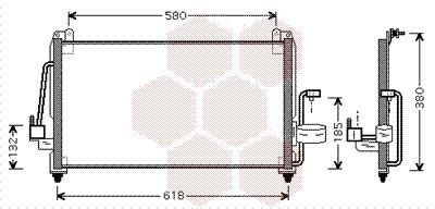 VAN WEZEL Kondensaator,kliimaseade 81005040